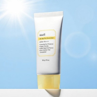 Klairs All Day Airy Organic Sunscreen SPF50+ PA++++