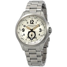 Hamilton Khaki Aviation QNE Automatic Silver Dial Men's Watch H76655123