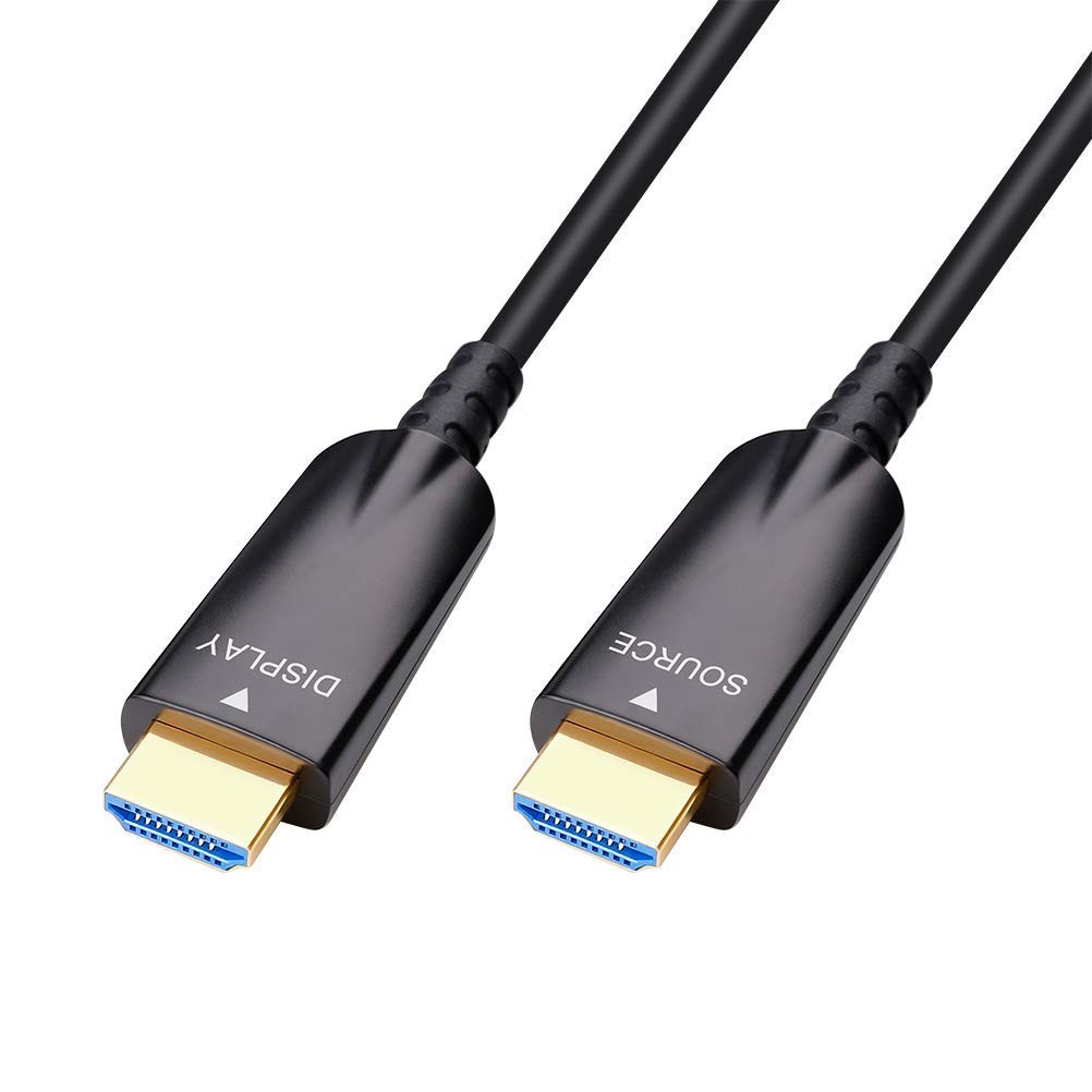 75ft Fiber Optic HDMI Cable with 4K 30Hz and 1080p 60Hz HD Video 3D ARC HDCP ...