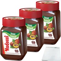 Nudossi Haselnuss-Nougat-Creme 36% HaselnüSse Ohne PalmöL 3Er Pack 3X300G Usy