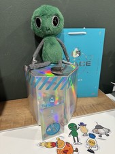 Authentic Jellycat SPACE Asia Exclusive Zyllan Alien Plush SET