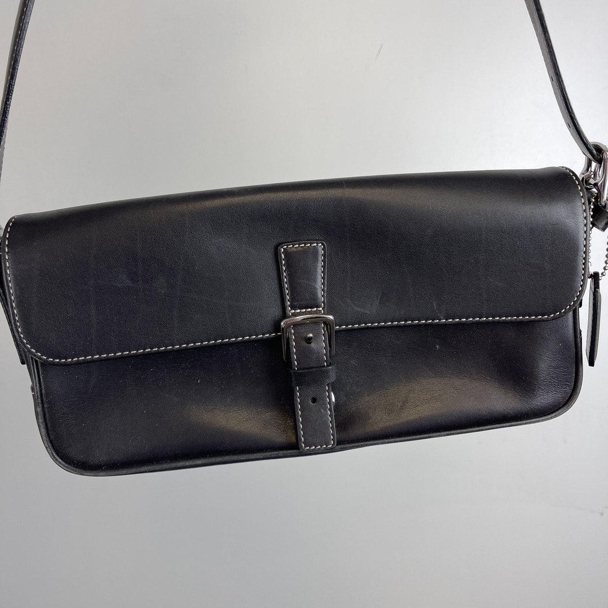 Coach Y2K 2001 Vintage Shoulder Leather Bag 7784 Hamptons