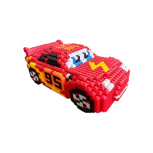 1156 Pc Disney McQueen Lightning Racing Car Building Blocks 3D Puzzle Model Kit