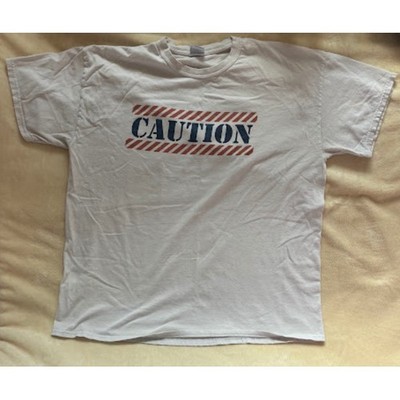 CareerSafe ''Always Wear Protection'' Safety Shirt - Size XL - Funny Caution Tee