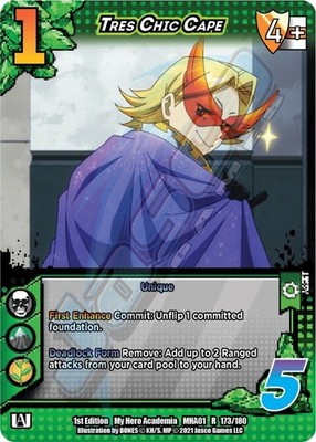 1X-Tres Chic Cape - 1st Edition-MHA01F-My Hero Academia First Edition-Universus
