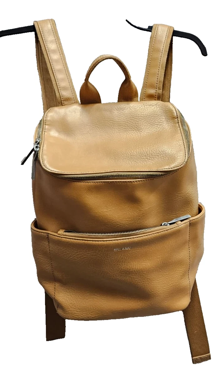 Matt & Nat Brown Women\'s Backpack- Perfect Condition JULY Vegan Backpack - Dwell | Matt & Nat USA main image 4