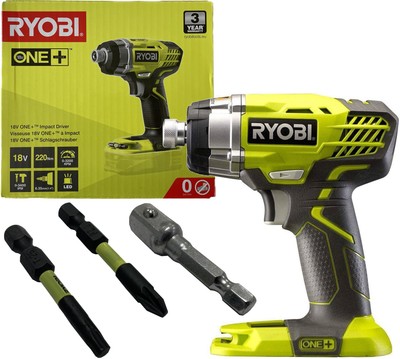Ryobi Akku-Schlagschrauber 1/4'' 18V ONE+ mit 3x Schrauberbit RID1801M 5133001168