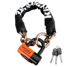 Kryptonite New York 1275 Cinch Ring Bike Chain Lock, 2.5 Feet Long Heavy Duty An