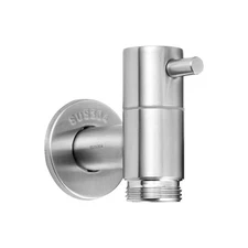 Stainless Steel Laundry Water Tap Garden Faucet 1/2" Inlet 3/4" Threaded Outlet
