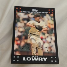 Topps 2007 Series 1 Noah Lowry San Francisco Giants #158 Baseball Card