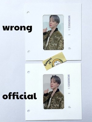 BTS JIN MEMORIES OF 2018 Official Photocard With mount Blu-ray