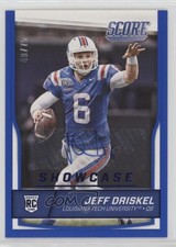 2016 Score Rookies Showcase Signatures 49/75 Jeff Driskel #430 Auto 14dh
