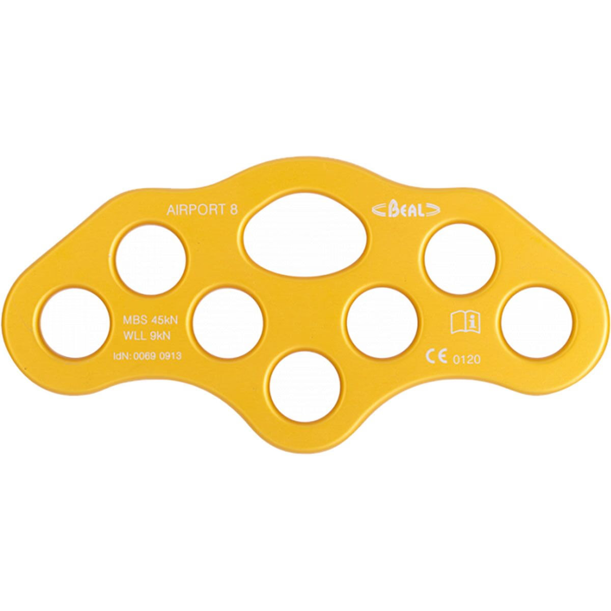 Анкерная пластина аэропорта Бил - 8 отверстий желтого цвета одного размера 8290₽