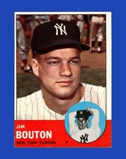 1963 Topps Set-Break #401 Jim Bouton EX-EXMINT *GMCARDS*