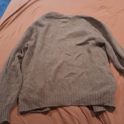 Vintage 60s McGregor Sportswear Shetland Wool Mohair Cardigan Sz L