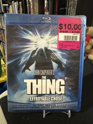 THE THING John Carpenter Blu-ray Original Release Widescreen Sealed Brand NEW