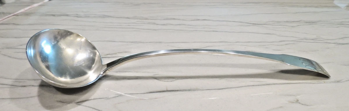 Fiddle Thread Ladle Silver Antiques for sale | eBay