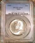 1965 Kennedy Half Dollar SMS SP67 PCGS Blue Label