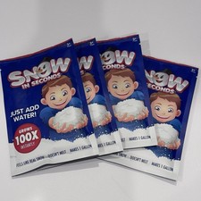 LOTE DE 4 Nieve en Segundos - Nieve Artificial Instantánea - Crear Slime Nube