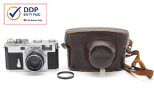 EXC   w/Case Nikon S3 35mm Rangefinder Film Camera Nikkor H 5cm F2 Lens