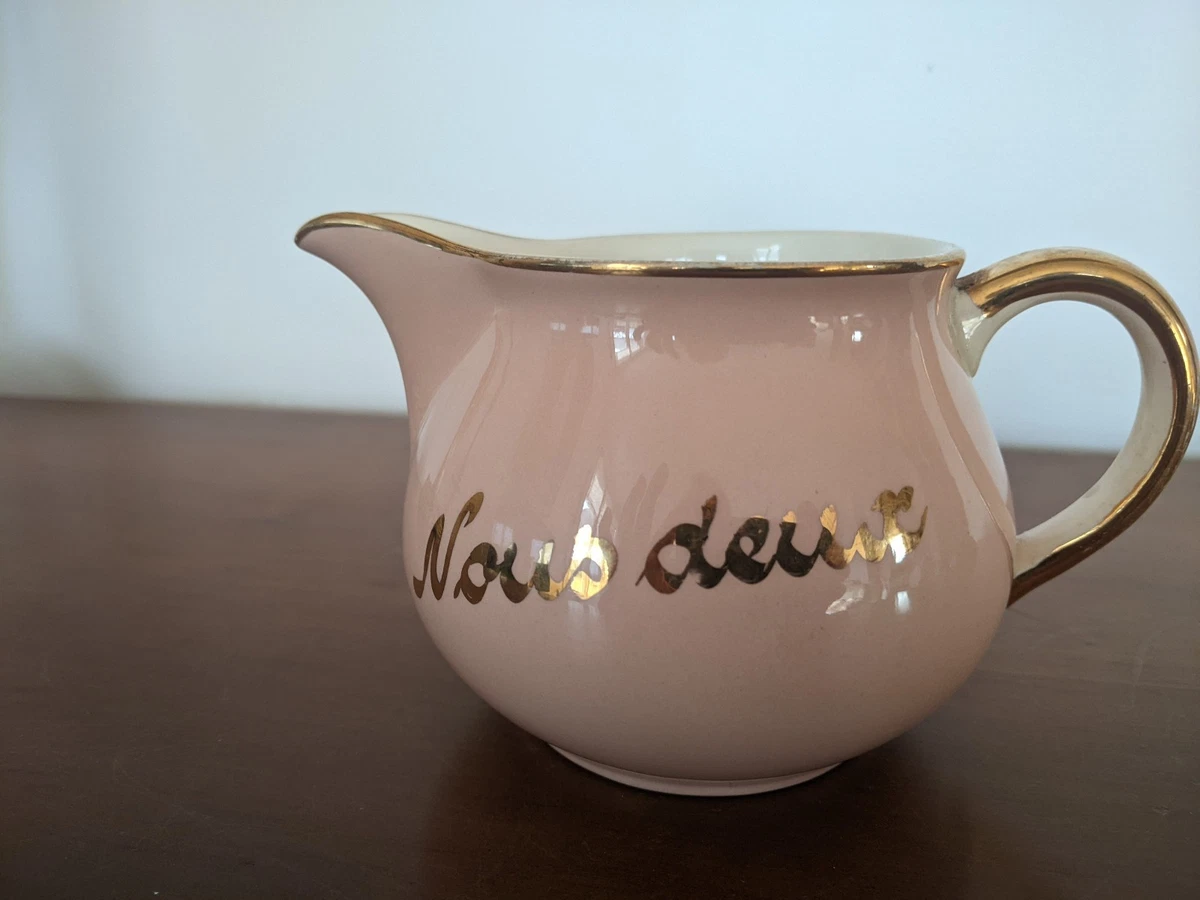 Pot A Lait / Bidon Tole Émaillée A Lait Villeroy Et Boch