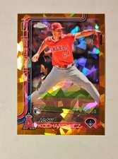 Jack Kochanowicz 2025 Topps Chrome RC GOLD REFRACTOR 08/50 Sapphire #171 Raw U6