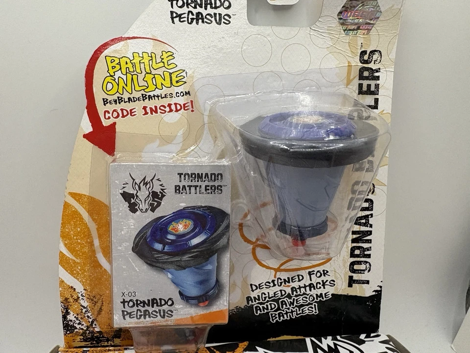 Beyblade XTS Tornado Battlers 2011 sin usar, en caja, Tornado Pegasus X-03 Hasbro ¡Nuevo sellado! Foto 3 de 4
