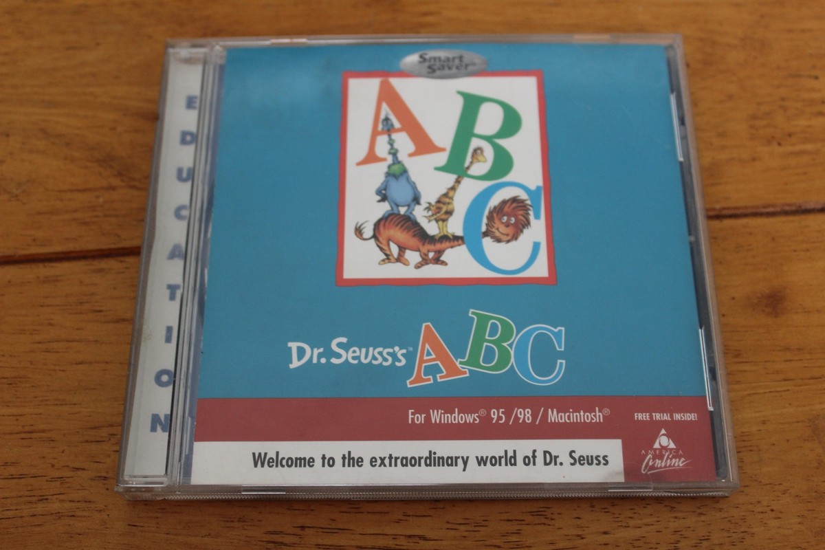 Vintage Dr. Seuss's ABC CD-ROM PC Mac Windows 95/98 Educational