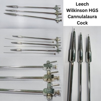 5Pcs General Surgery Leech Wilkinson Uterine Cannula Stainless Steel CE Approved