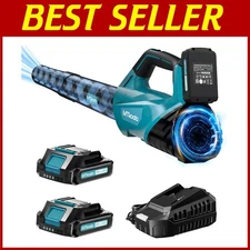 Powerful Electric Leaf Blower, 450CFM & 150MPH, Lightweight