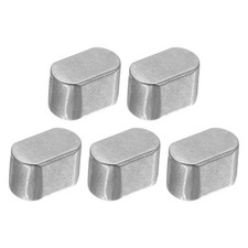 5Pcs Round Ended Feather Key, 6x6x10mm Carbon Steel Parallel Drive Shaft Keys