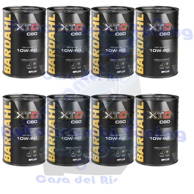 Bardahl Bardhal XTC C60 10W60 Sport Performance Motoröl Auto 8 Liter