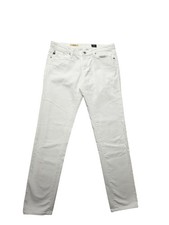 AG Adriano Goldschmied Stilt Cigarette Jeans Womens 27R White Mid Rise Slim