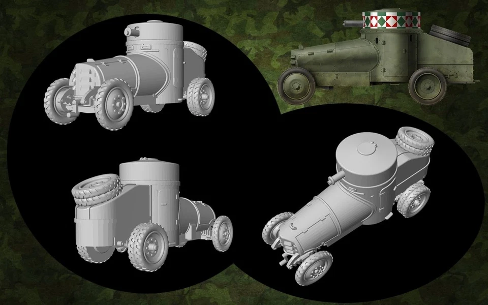 Kit maqueta para montar y pintar - Vehículo militar  .   Fiat-Terni Trípoli - Immagine 4 di 4