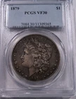 1879 Morgan Silver Dollar  PCGS VF30