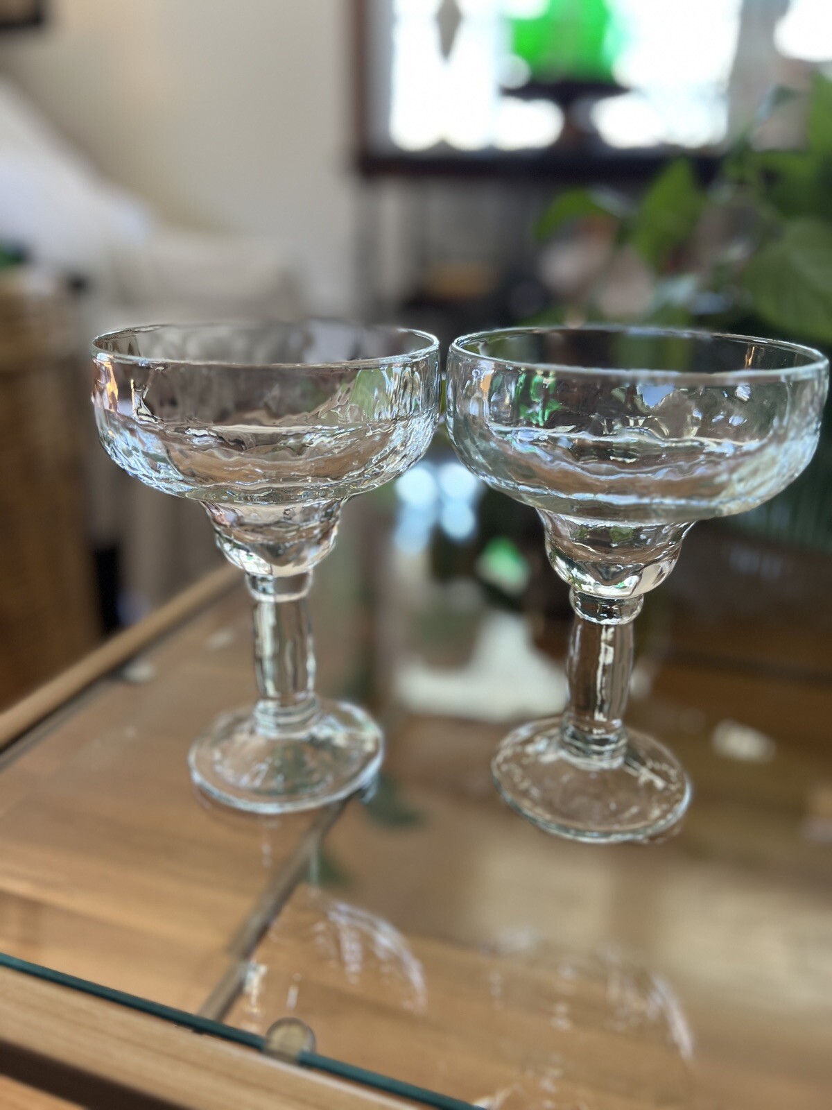 Libbey Yucatan Margarita Glasses, 13.5ounce, Set of 2, Heavy Hammered