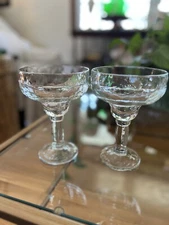 Libbey Yucatan Margarita Glasses, 13.5-ounce, Set of 2, Heavy Hammered Glass