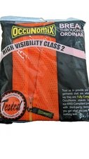 ECO-ATRNSM High Visibility Reflective Hi Vis Mesh Surveyors Safety Vest ORANGE