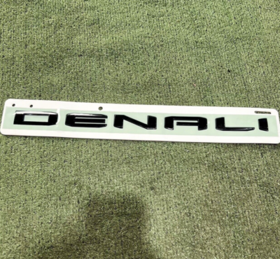 Factory OEM GM GMC Yukon Denali Side Door Black Emblems Left Right