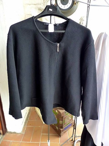 5329 Lily White Strickjacke, schwarz Größe: ONE SIZE - Bild 8 von 10