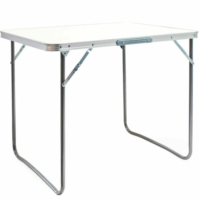 Zeno 2.6Ft Lightweight Camping Table - White