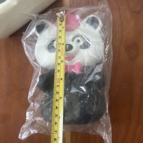 Avon Randy Pandy vasca da bagno piatto sapone galleggiante giocattolo panda orso con scatola sigillata - Foto 10 di 10