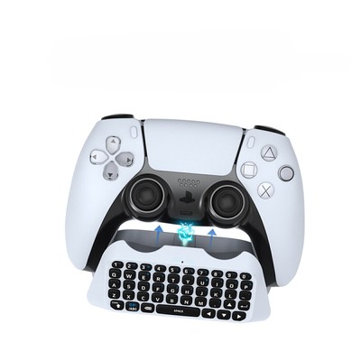 for PS5 Game Handle Controller Wireless Bluetooth External Keyboard with Speaker