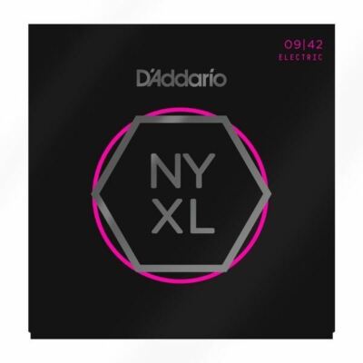 5 Sets D'Addario NYXL 0942 Guitar Strings Super Light Gauge 9-42 NYXL0942