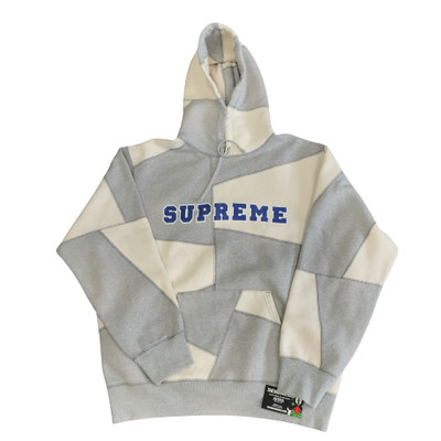 nike club fleece half zip sweat in stone