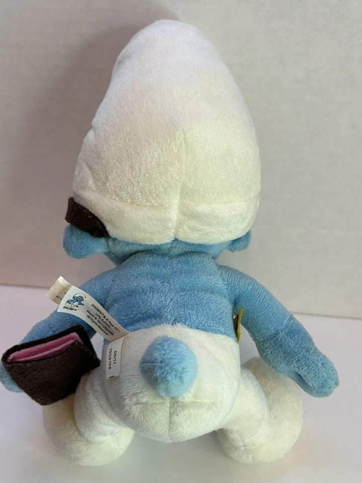 Smurf Build-A-Bear 2011 Brainy And Gutsy Plush 11” - Image 4 of 4