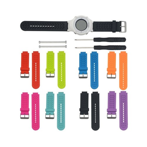ECSEM Replacement Bands & Straps For Garmin Approach S4/S2 GPS Golf Watch Black - Picture 2 of 3