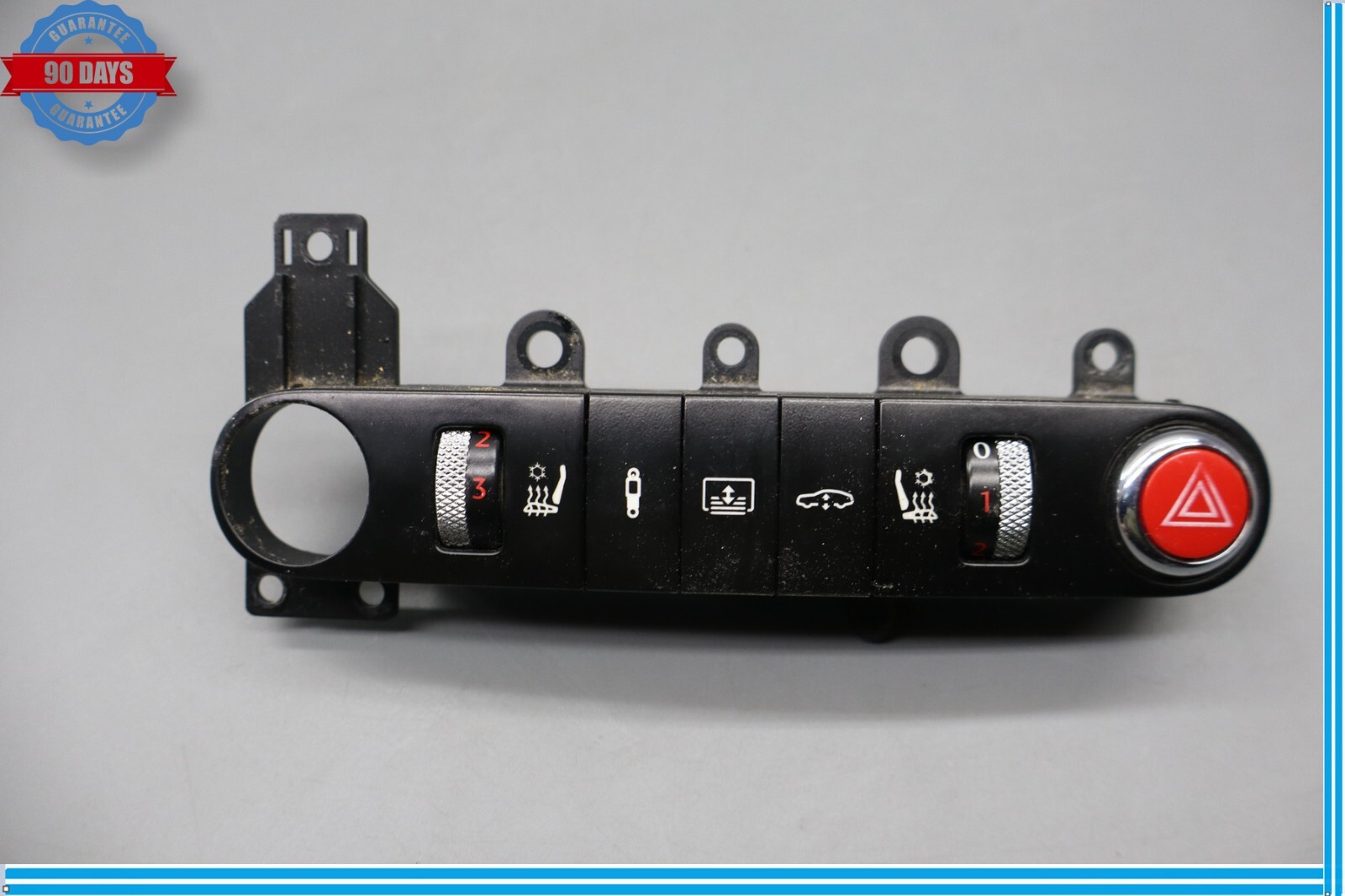 06-12 Bentley Continental Flying Spur Center Console Switch Panel Black Oem