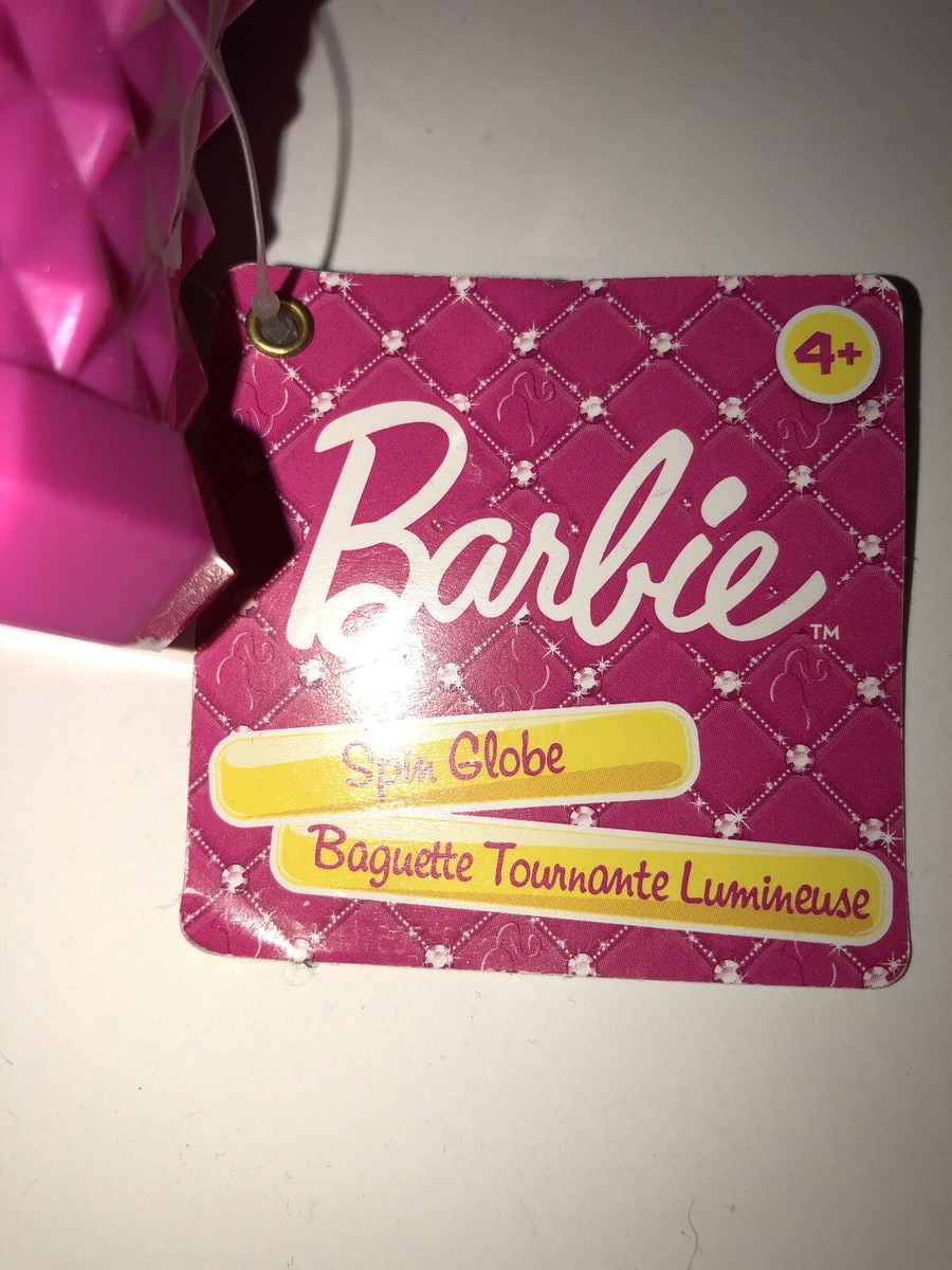 RARE Barbie Light-up Flashing and Color Changing Spin Globe w