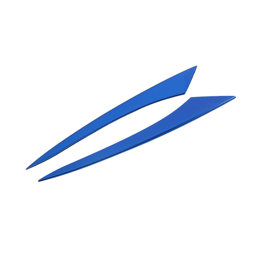 For Honda Accord 10th 2018-2022 Blue Titanium Front Headlight Lamp Eyebrow Trim - Bild 5 von 9